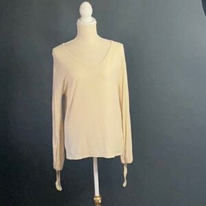 Nation LTD Pima cotton Cream Women's Top NWOT